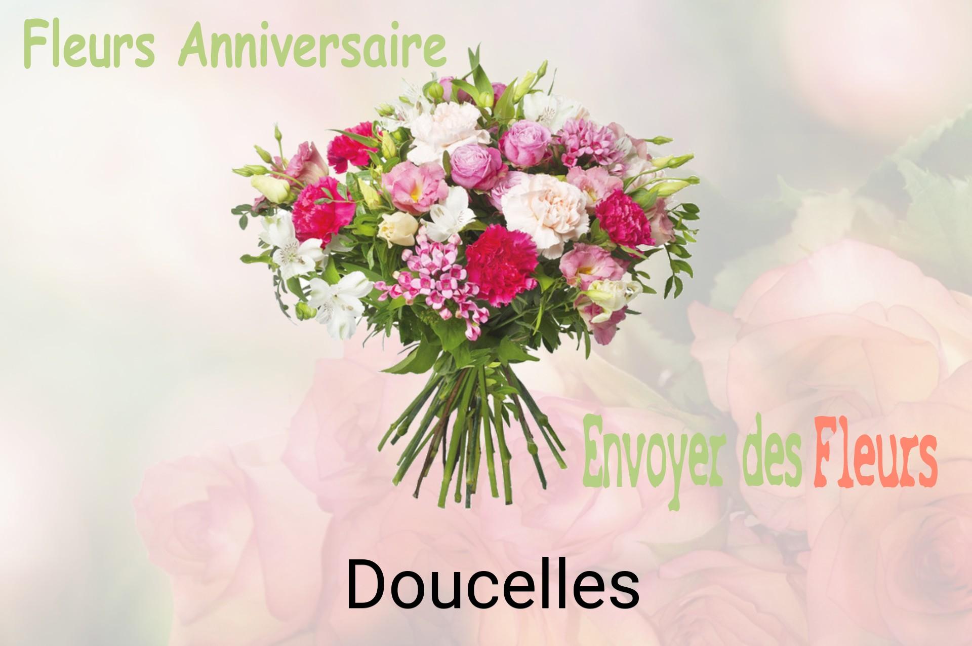 Bouquet de fleurs d’anniversaire livré à Doucelles